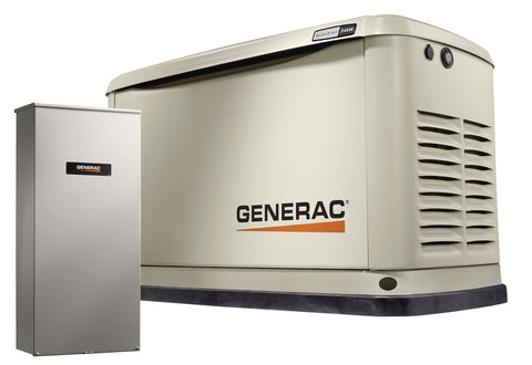 Generac Guardian 7210 24kW Aluminum Automatic Home Standby Generator with WiFi + 200A SE Rated Transfer Switch