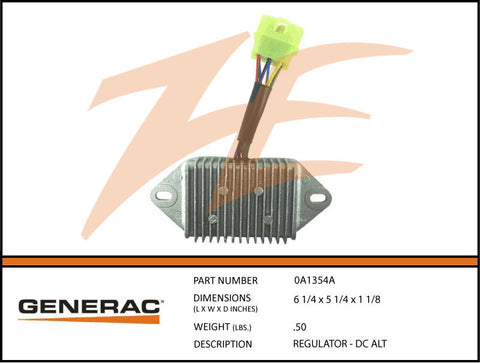 0A1354A Voltage Regulator DC Alternator