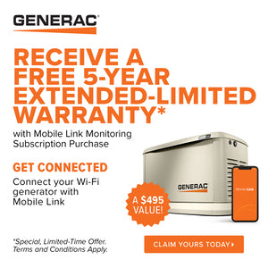 Generac Guardian 7043 22kW Aluminum Automatic Home Standby Generator with WiFi + 200A SE Rated Transfer Switch