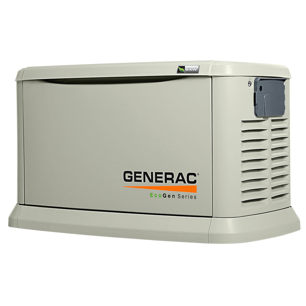 6103 Generac EcoGen 15kW Aluminum Air Cooled Standby Power Generator (Discontinued)