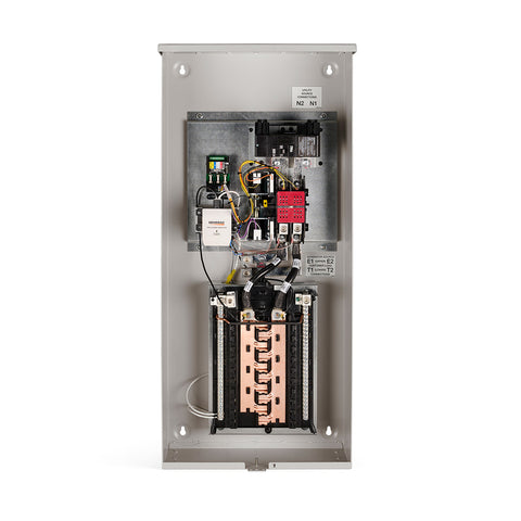 Generac 9939 - Integrated Surge Protection (SPD) 200A Service Entrance Rated Automatic Transfer Switch, Integrated Load Center 20 Space 40 Circuit