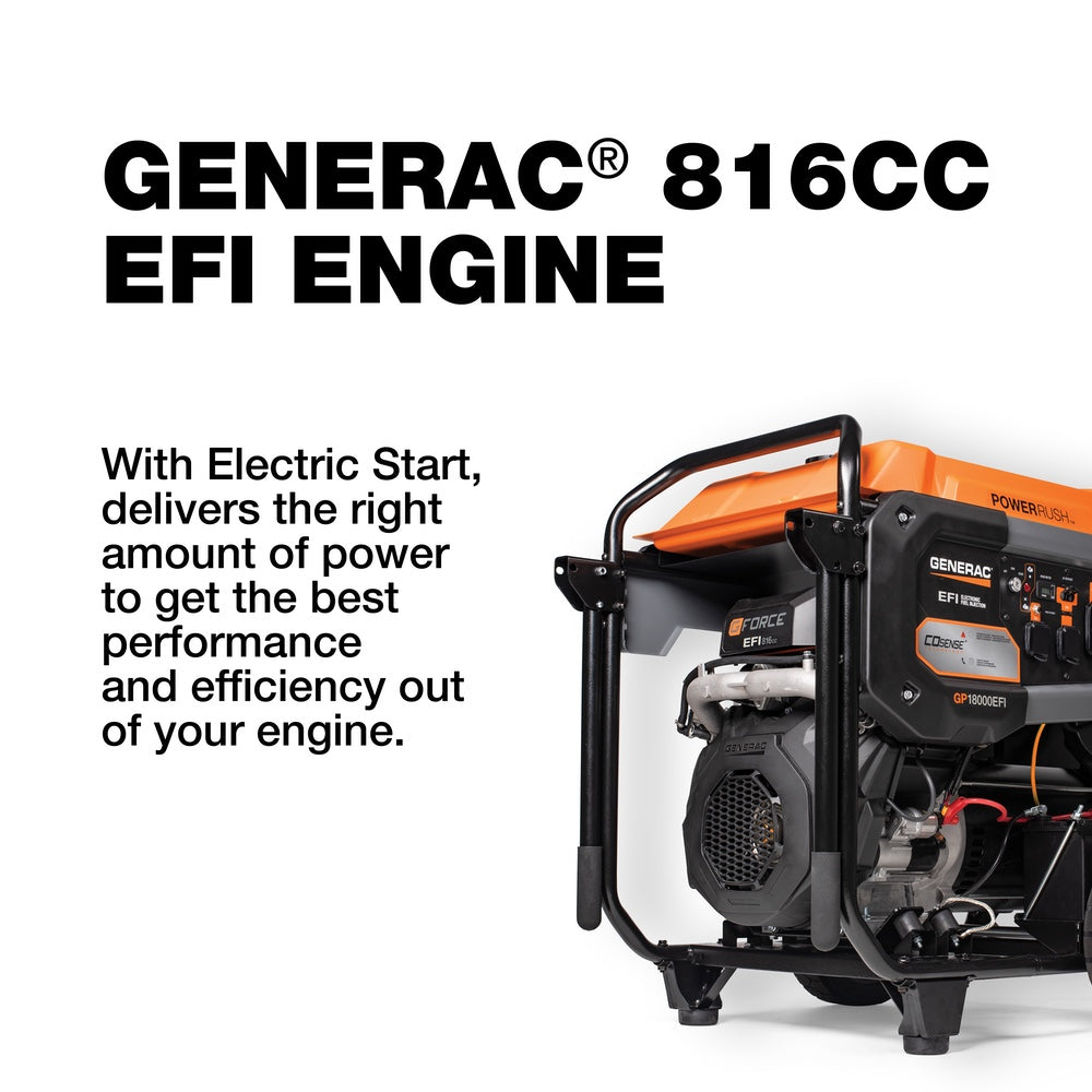 Generac 7706 - GP18000E Portable Generator 49 ST