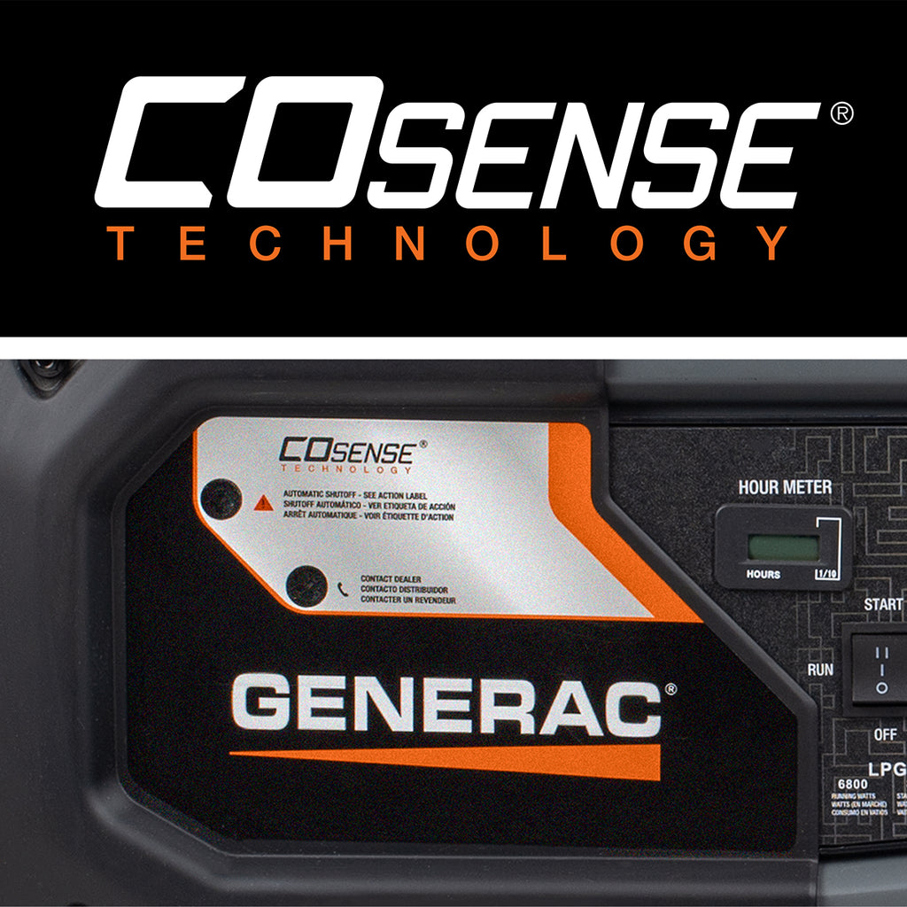 GENERAC GP7500E DUAL FUEL PORTABLE GENERATOR