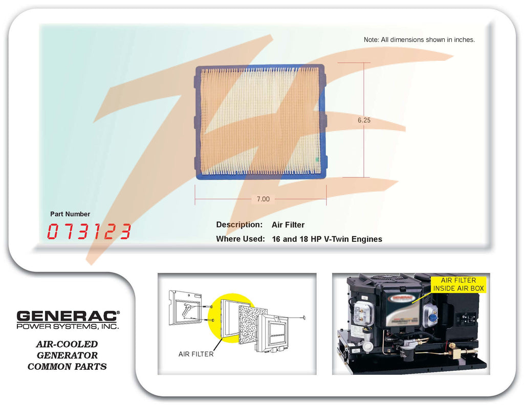 Filter, Air FLM RTRD
