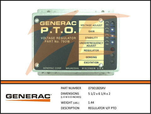 Voltage Regulator V/F PTO