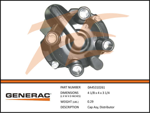 0A45310261 Distributor Cap Assembly