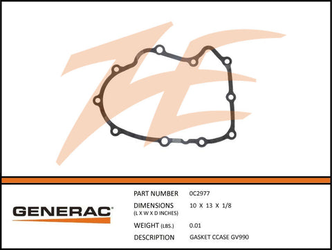 GASKET CCASE GV990