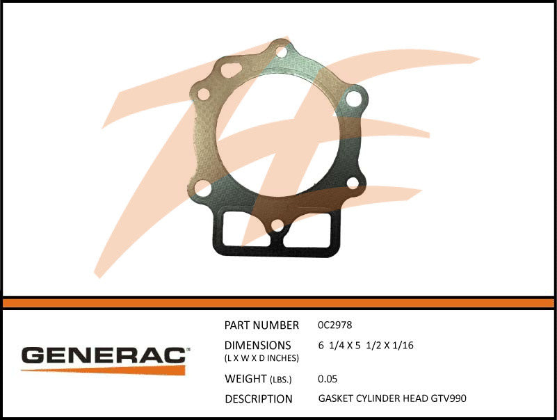 0C2978 Cylinder Head Gasket GV990