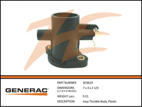 ASSY THROTTLE BODY, PLASTIC