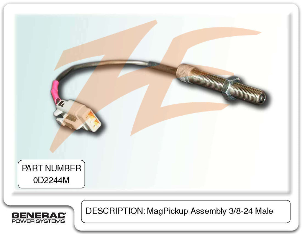 Generac 0D2244M Mag Pickup Assembly 3/8-24 (Male Connector)