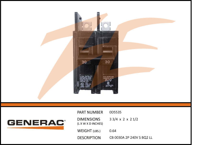 CB 0030A 240V S BQ2 LL