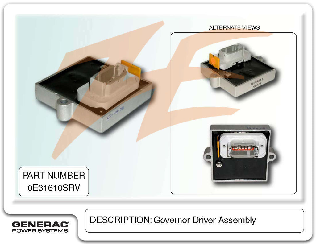Generac 0E31610SRV Bosch Governor Driver Assembly
