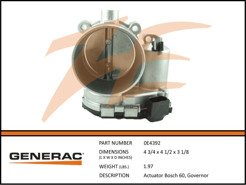 Generac 0E4392 Bosch Governor Actuator 60