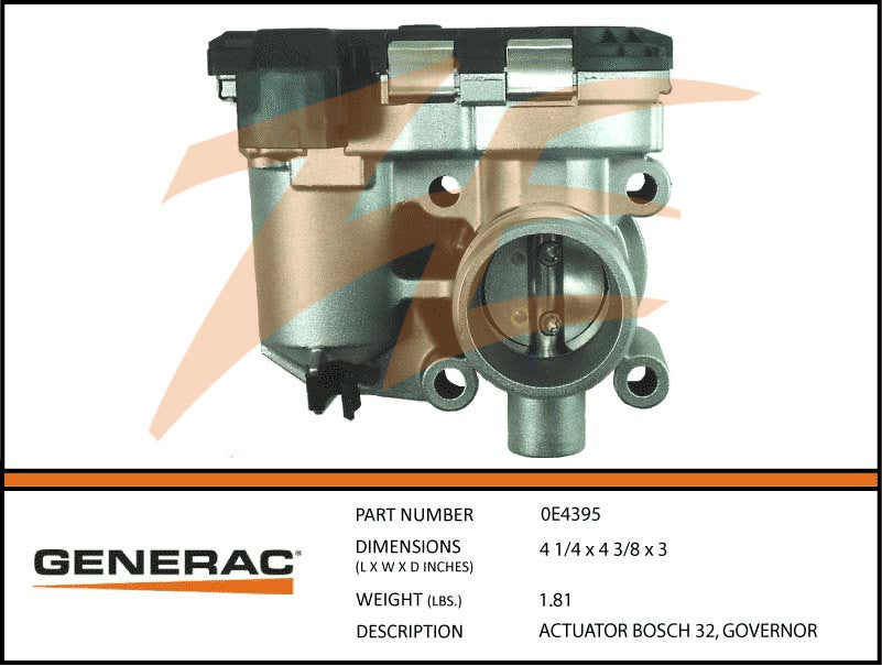 Generac 0E4395 Bosch Governor Actuator 32