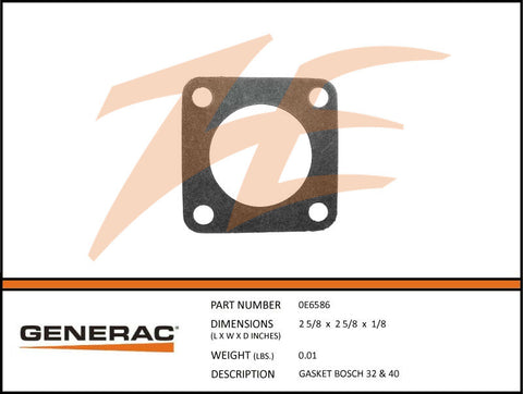 GASKET BOSH 32 & 40