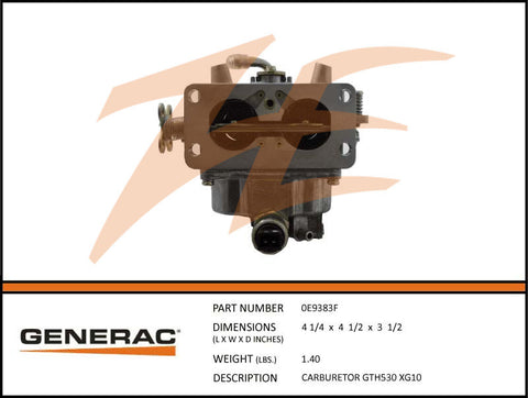 CARBURETOR GTH530 XG10