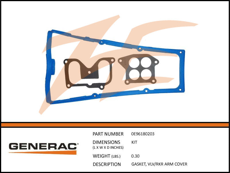 Generac 0E96180203 Valve Cover Gasket