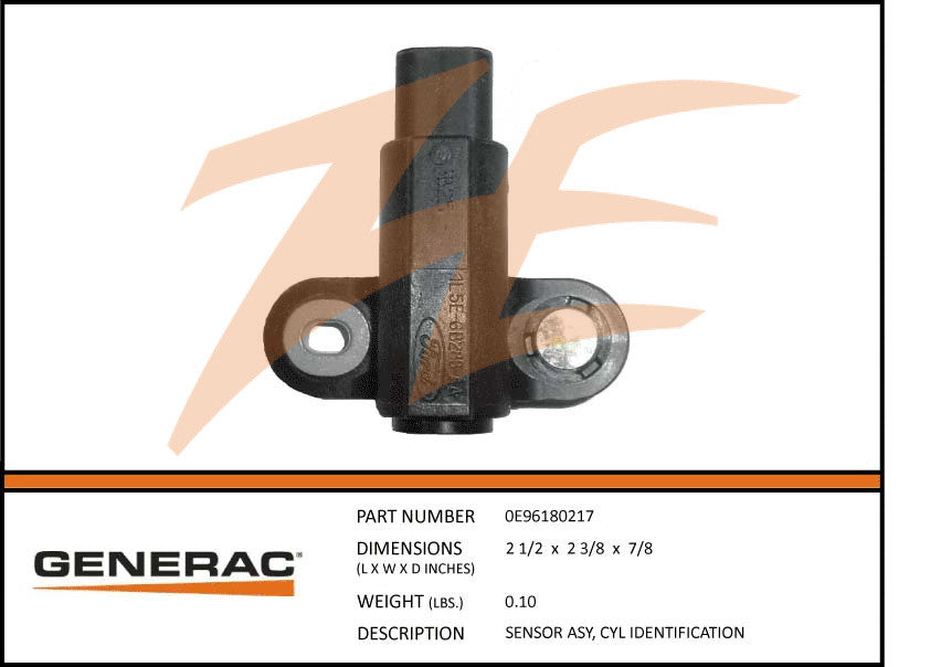 Generac 0E96180217 Cylinder Identification Sensor Assembly DROP SHIP ONLY