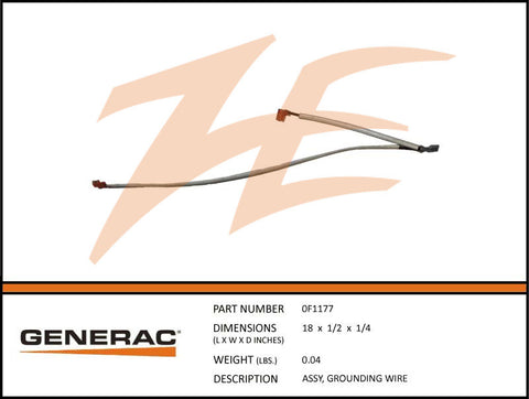 Generac 0F1177 Grounding Wire Assembly