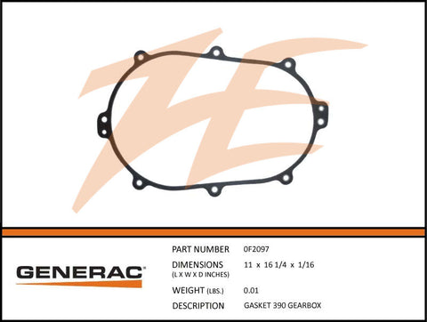 GASKET 390 GEARBOX