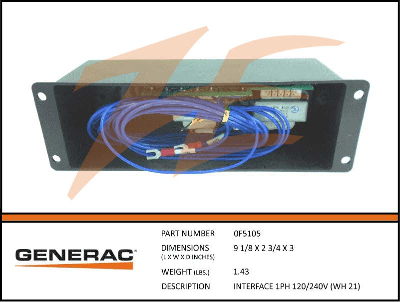 Generac 0F5105 1 Phase 120/240V Interface DROP SHIP ONLY
