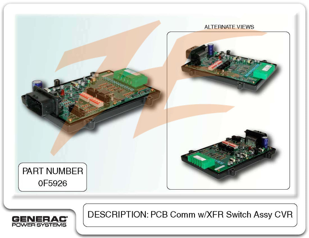 ASSY PCB COM W/XFR SWITCH CVR