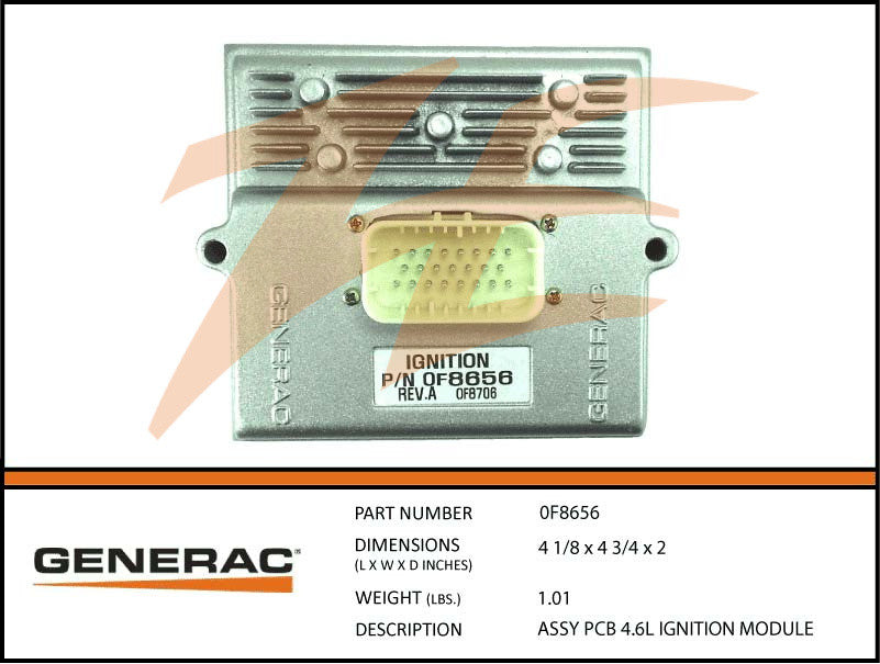 Generac 0F8656 Ignition Module PCB Assembly 4.6L