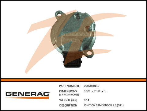 Generac 0G02070110 Ignition Cam Sensor 1.6L