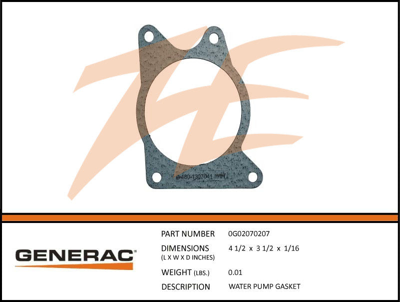 WATER PUMP GASKET