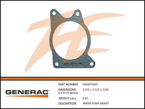 WATER PUMP GASKET