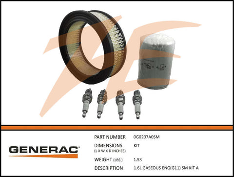 MAINT KIT 2.4 L 22KW & 27KW