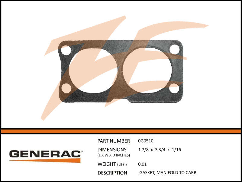 GASKET, MANIFOLD TO CARB