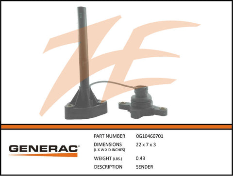 Generac 0G10460701 Sender