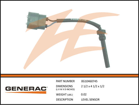 Generac 0G10460745 Level Sensor