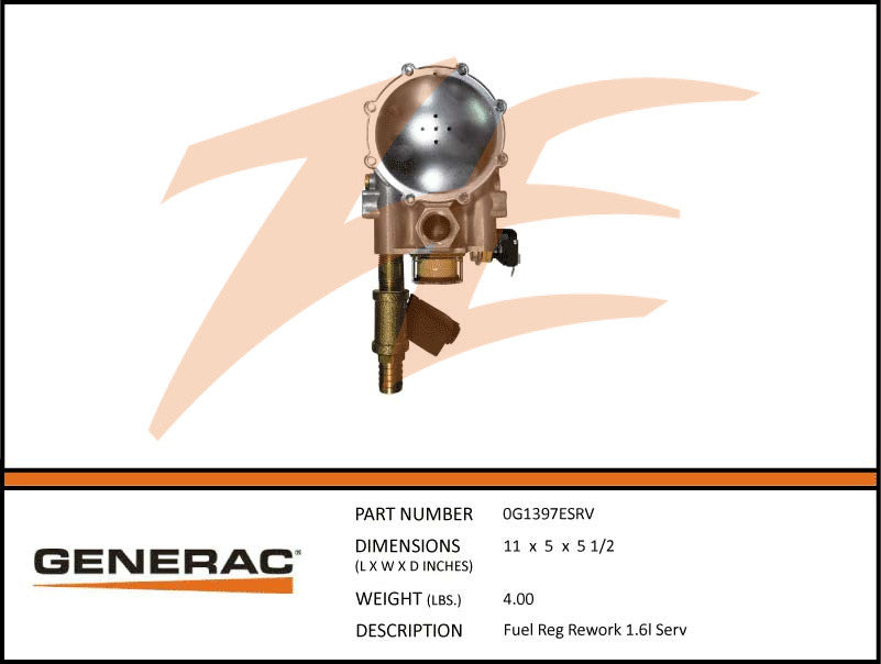 FUEL REG RK 1.6L SERV