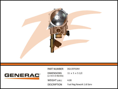 FUEL REG RK 1.6L SERV