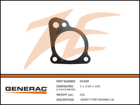 GASKET T-STAT HOUSING 1.6L