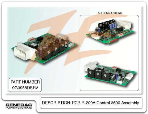 ASSY PCB R-200A CTRL 3600 
