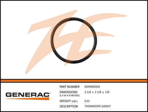 Generac 0G49690204 Thermostat Gasket