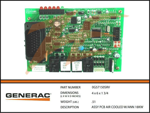 ASSY PCB HSB AIR COOLED W/ANN