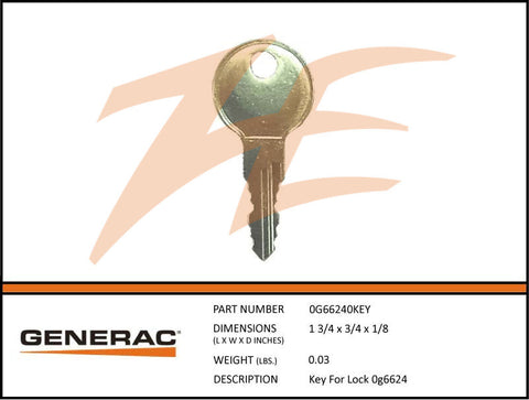 KEY FOR LOCK 0G6624 (SET OF 2) 