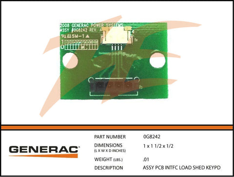 ASSY PCB INTFC LOAD SHED KEYPD 