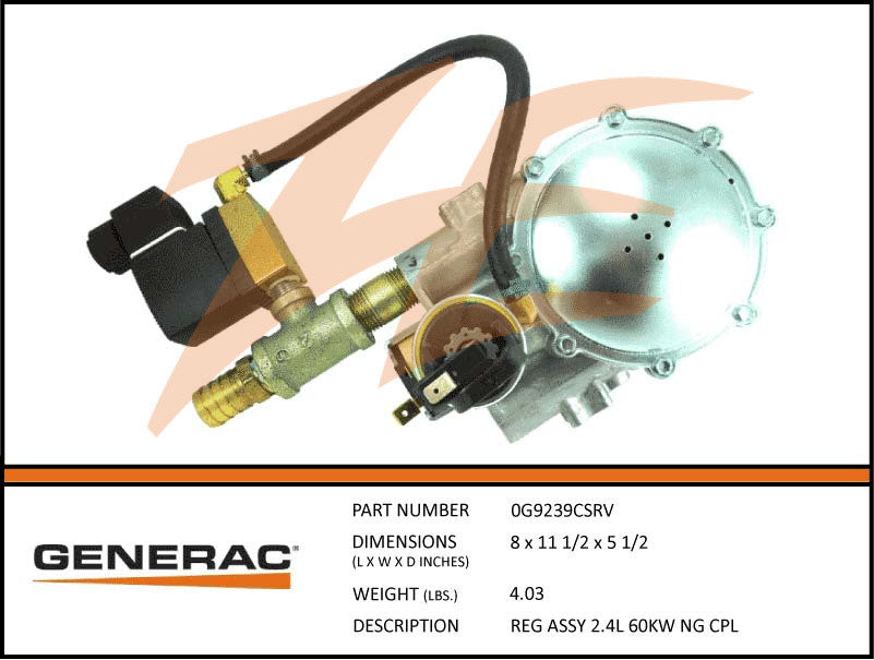 
REG ASSY 2.4L 60KW NG CPL DUEL 