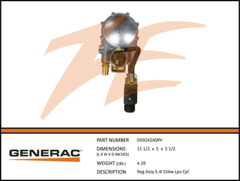 REG ASSY 5.4L 55KW LPV CPL 