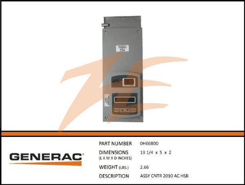 Generac 0H6680DSRV Nexus Controller w/ 'B' Conversion Kit