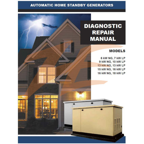 Generac 0G4338 Air Cooled Diagnostic Manual - Digital Download