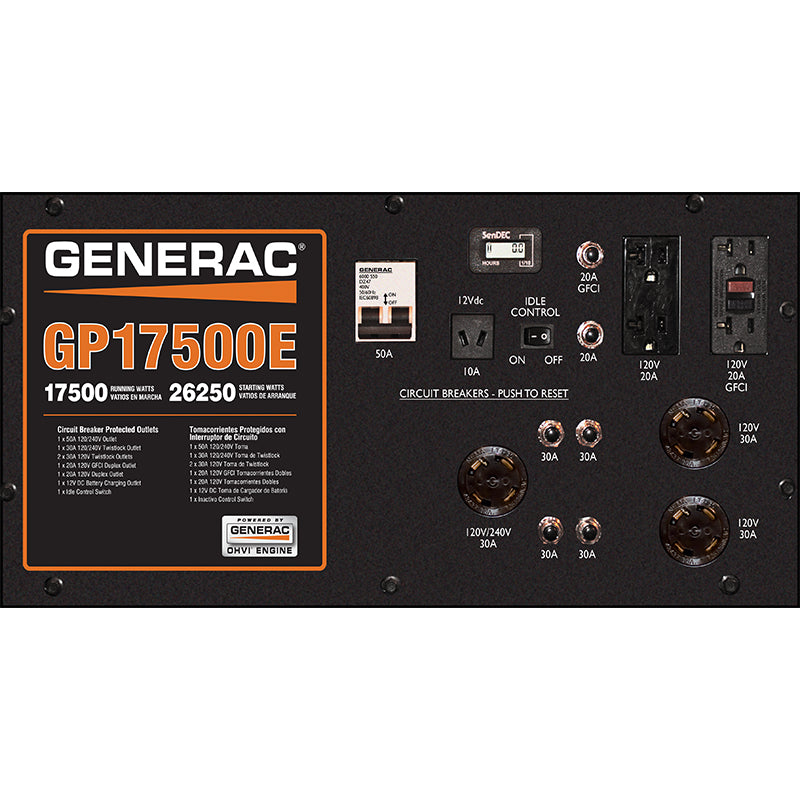 Generac 5735 - GP17500E Portable, 49 ST