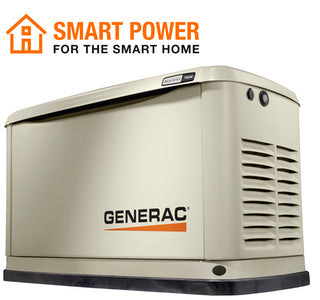 7228 Generac Guardian 7226 18kW Aluminum Automatic Home Standby Generator w ...