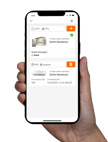 Generac 7009 LTE LP Fuel Tank Monitor