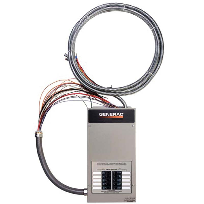 Generac RXG10EZA1 10 Circuit 100 Amp Load Center Automatic Transfer Switch